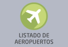 Listado de aeropuertos
